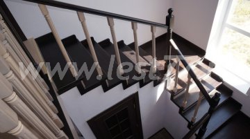 Комбинированная двухцветная лестница 04-24