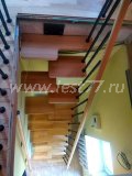 Комбинированная лестница на косоуре 34-03