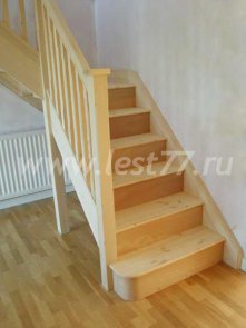 Двухмаршевая лестница 15-07 Двухмаршевая лестница 15-07
