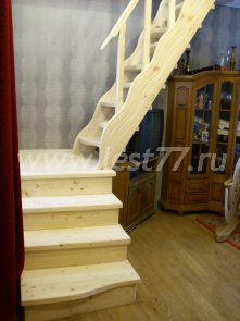 Лестница на оригинальных тетивах 32-05 Лестница на оригинальных тетивах 32-05
